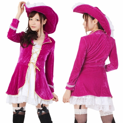 年中無休！即日発送OK！3000円以下の激安ハロウィンコスチューム・海賊・ジャケット