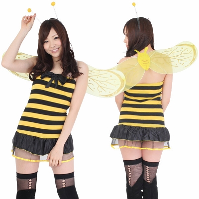 年中無休！即日発送OK！3000円以下の激安ハロウィンコスチューム・ハニービー・ボーダー