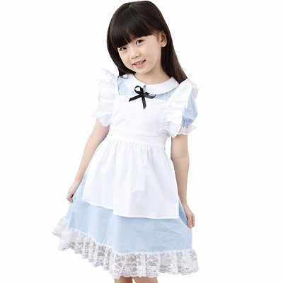 年中無休！即日発送OK！3000円以下の激安ハロウィンコスチューム・キッズサイズ　アリス風コスチューム