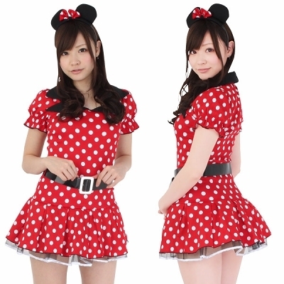 ミニー・半袖・襟　４Ｌ