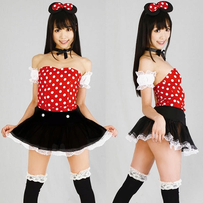 年中無休！即日発送OK！3000円以下の激安ハロウィンコスチューム・マウスガール