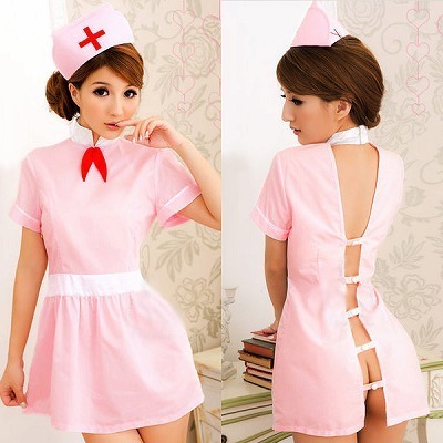 ラダーオープンナース・Ａラインワンピース