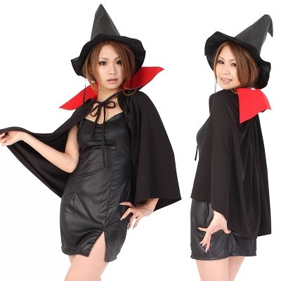 年中無休！即日発送OK！3000円以下の激安ハロウィンコスチューム・ショートマントセット