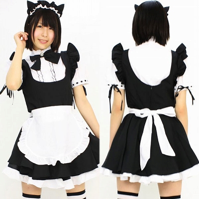 cm0059 メイド服の特大サイズ（jumbo）・マオメイド　ＢＩＧ
