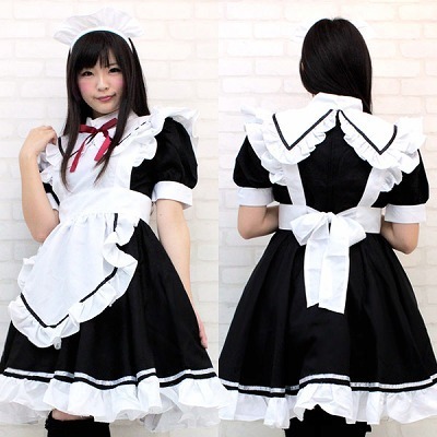 cm0510 メイド服の特大サイズ（jumbo）・乙女メイド　ＢＩＧ