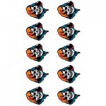 ハロウィンタトゥーシール・ドクロ頭巾