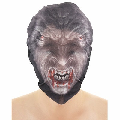 ハロウィンの業務用仮装にどうぞ！ホラーヘッドマスク　人狼