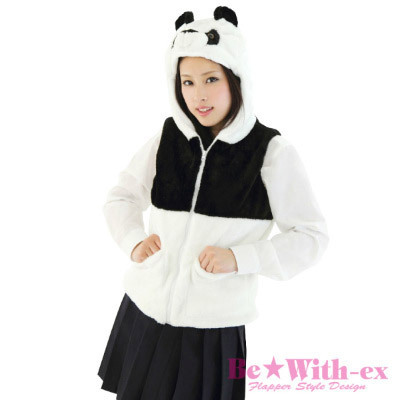 ふわもこベスト　パンダ