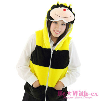 ふわもこベスト　みつばち