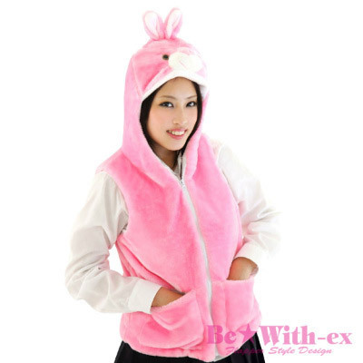 ふわもこベスト　うさぎ