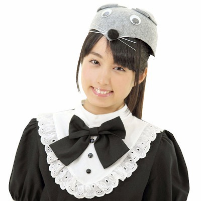 ハロウィンの業務用仮装にどうぞ！アニマル帽子　ネズミ