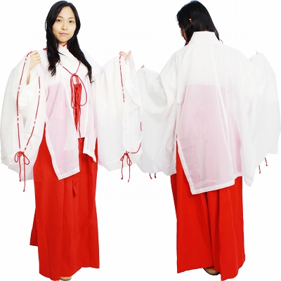 巫女さん（羽織付）