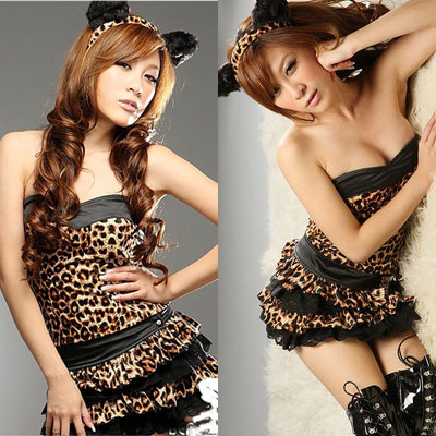 ハロウィン 仮装 ネコ ハイレグ