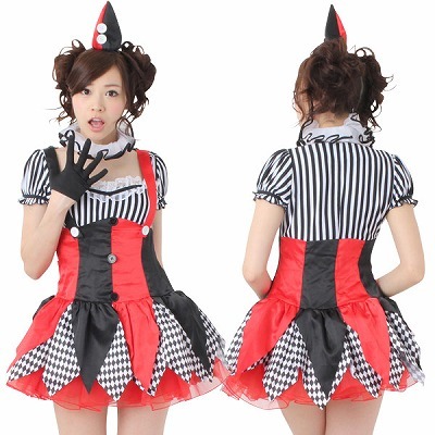 ハロウィン仮装３Ｌサイズ・ピエロ　３Ｌ