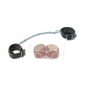 男用 手枷 | 紅椿　手枷チェーン付　黒