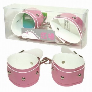 男用 手枷 | 紅椿エナメルガール　手枷　ピンク