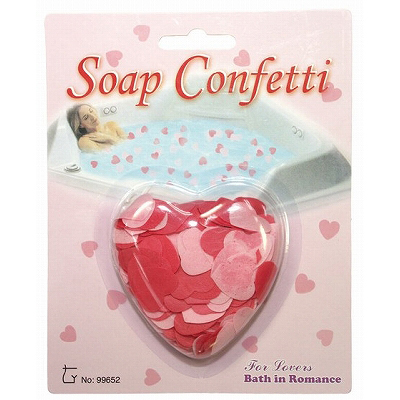 ローション風呂の素（入浴剤） ｜ ハートソープコンフェティ