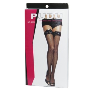 女装 ストッキング・リボン付ガーターストッキング