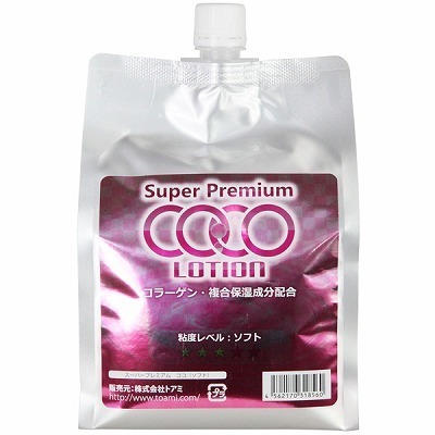 （風俗業務用品）１l パウチ ローション・スーパープレミアムココローション　ソフト　１０００ｍｌ