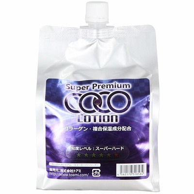 （風俗業務用品）１l パウチ ローション・スーパープレミアムココローション　スーパーハード　１０００ｍｌ