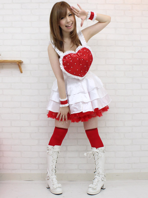 アニメ コスプレが安い！ももいろアイドル　ミライ　衣装　Ｍ